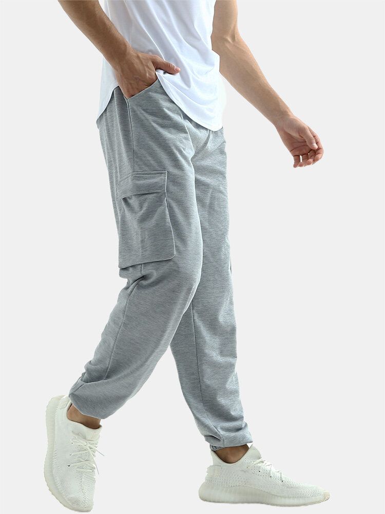 Pantalon De Jogging Gery En Coton À Taille Élastique Pour Homme