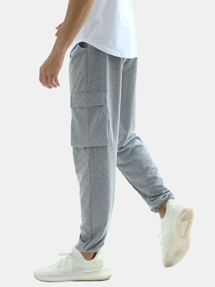 Pantalon De Jogging Gery En Coton À Taille Élastique Pour Homme