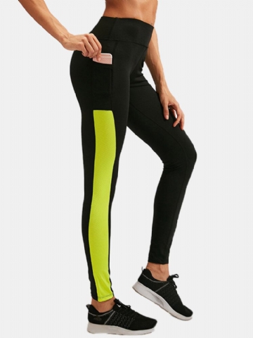 Pantalon Taille Haute Pour Femme Avec Poche À Séchage Rapide Et Évacuation De L'humidité