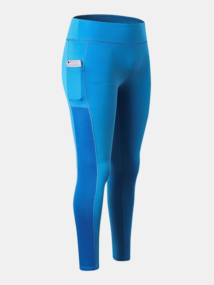 Pantalon Taille Haute Pour Femme Avec Poche À Séchage Rapide Et Évacuation De L'humidité