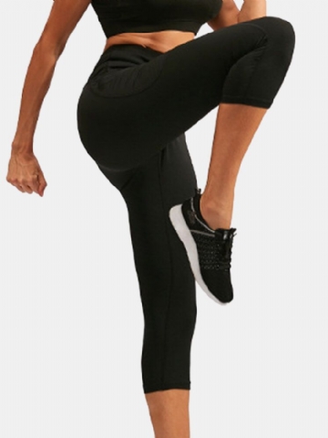 Pantalon Taille Haute De Yoga Sport Évacuant L'humidité Pour Femmes