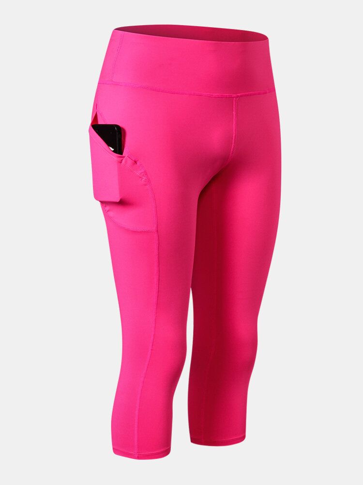 Pantalon Taille Haute De Yoga Sport Évacuant L'humidité Pour Femmes