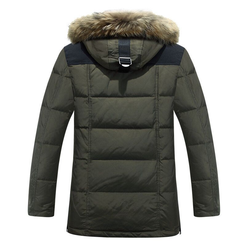 Parka D'extérieur Coupe-vent Épaisse Et Chaude Pour Homme