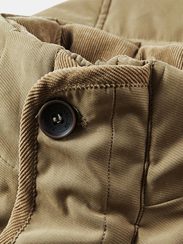 Parkas À Capuche Décontractées En Deux Pièces Pour Hommes Avec Cordon De Serrage À La Taille