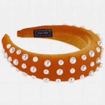 Pearl Sponge Headband Multicolor Ladies Headband