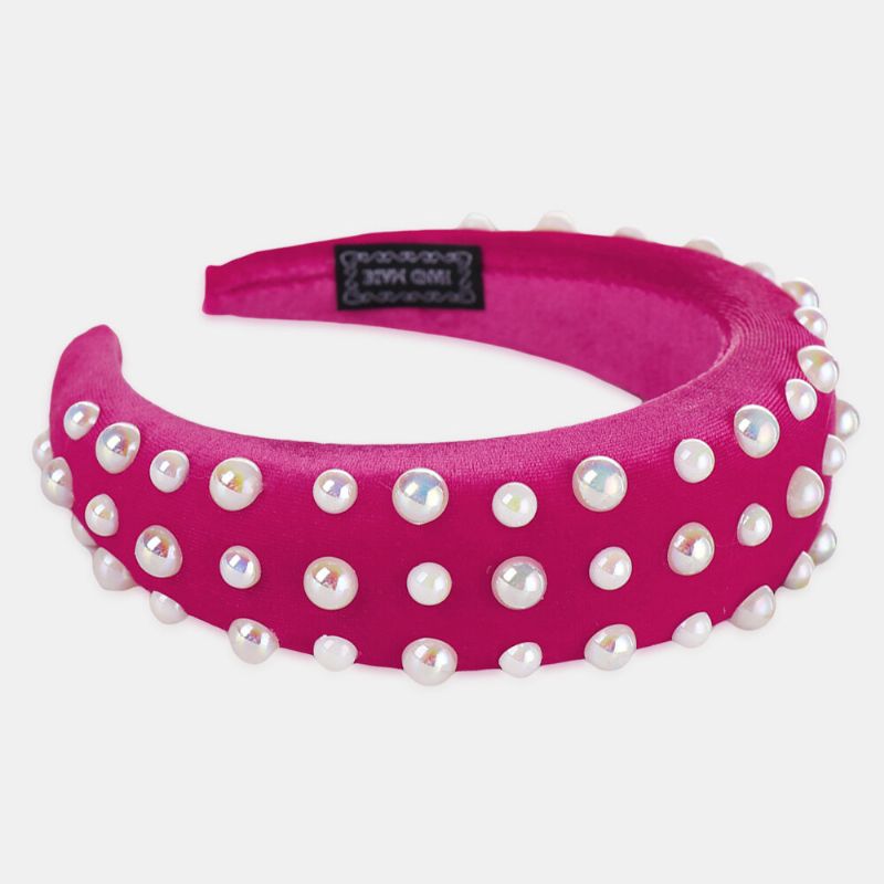 Pearl Sponge Headband Multicolor Ladies Headband