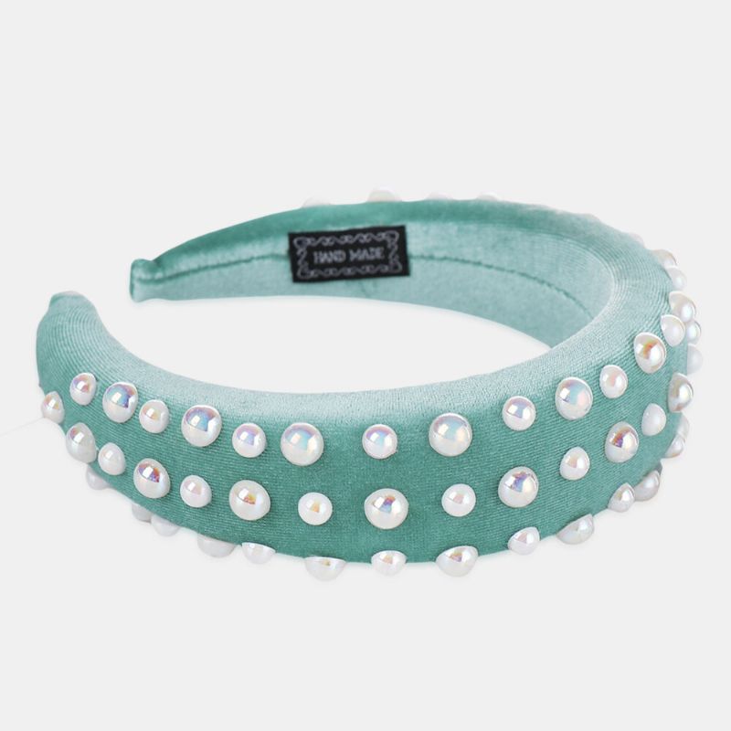 Pearl Sponge Headband Multicolor Ladies Headband