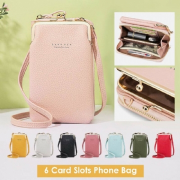 Pochettes En Similicuir Pour Femme Sac À Bandoulière Sac Pour Téléphone Porte-cartes