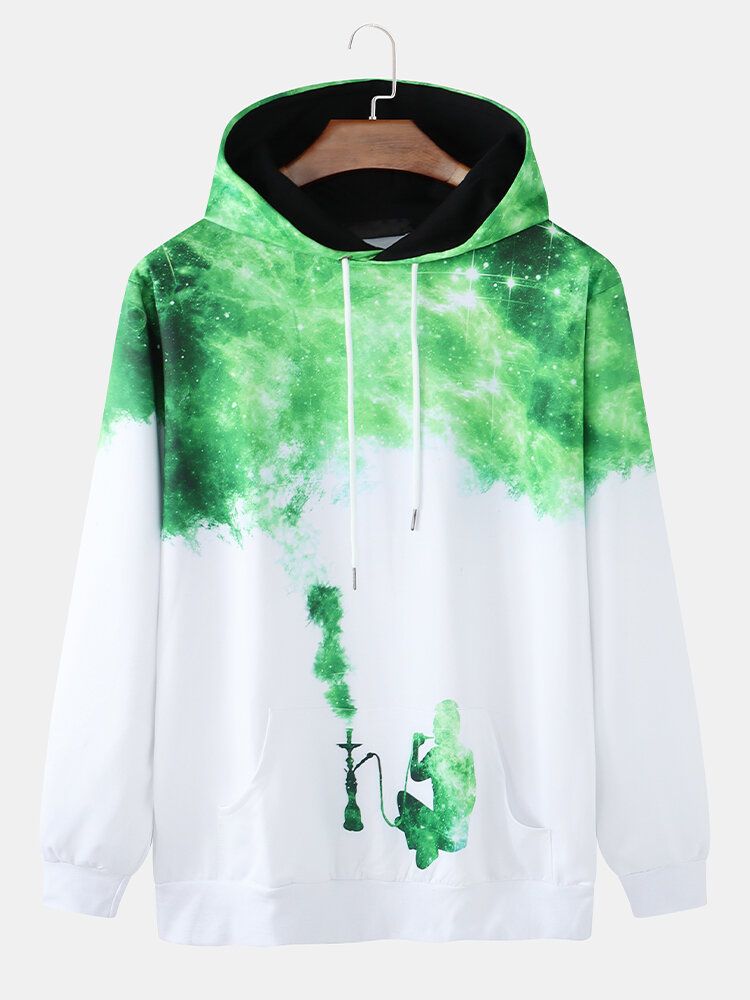 Pull À Capuche Avec Cordon De Serrage Pour Homme Galaxy Starry Sky