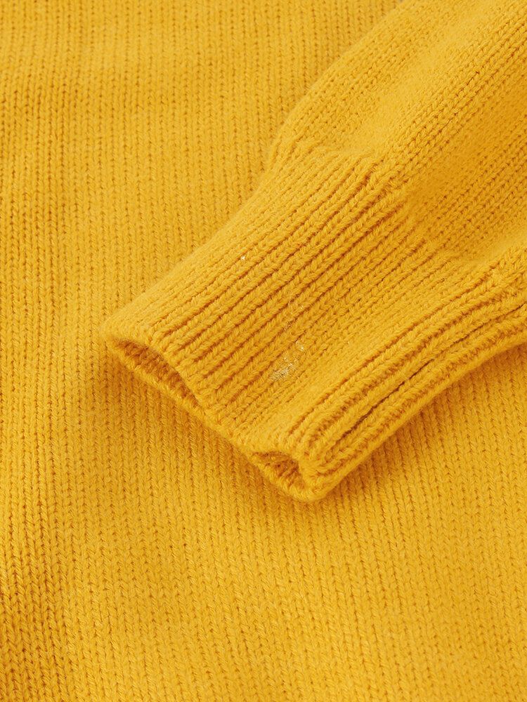 Pulls Décontractés En Tricot À Col Rond Pour Hommes