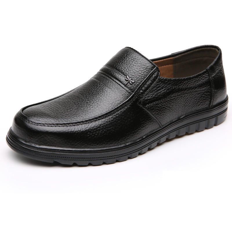 Retro Pure Color Slip Resistant Casual Business Oxfords