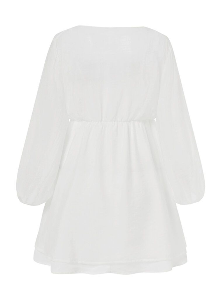 Robe De Vacances D'été Décontractée Plissée Pour Femme