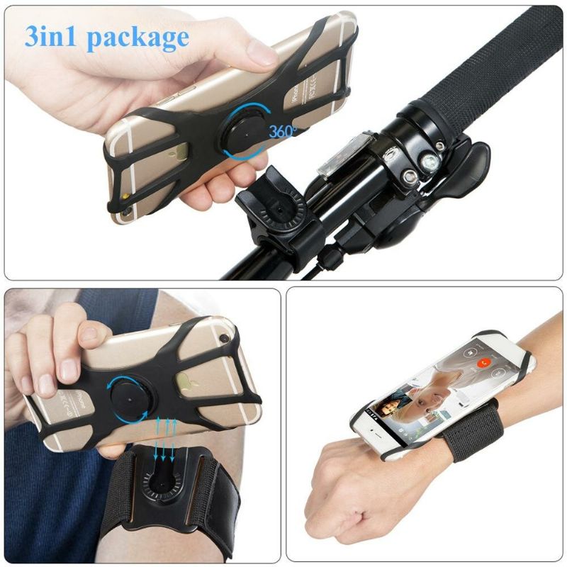 Running Mobile Phone Arm Bag Démontage Sports Arm Cover Outdoor Riding Mobile Phone Rotating Wristband