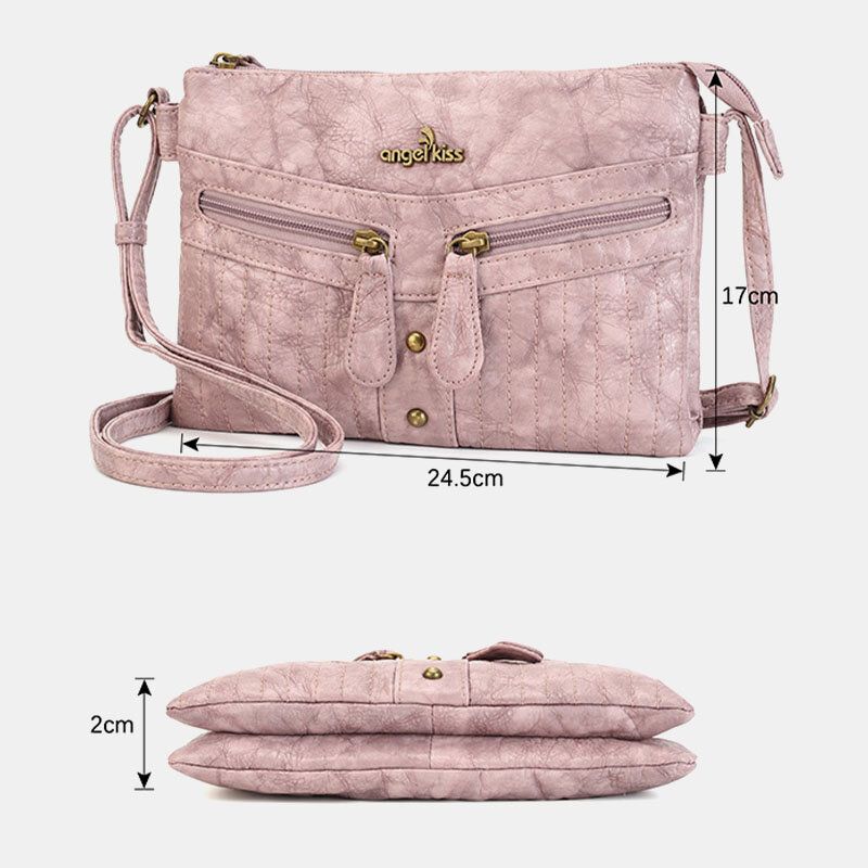 Sac À Bandoulière Antivol Multi-poches Pour Femme