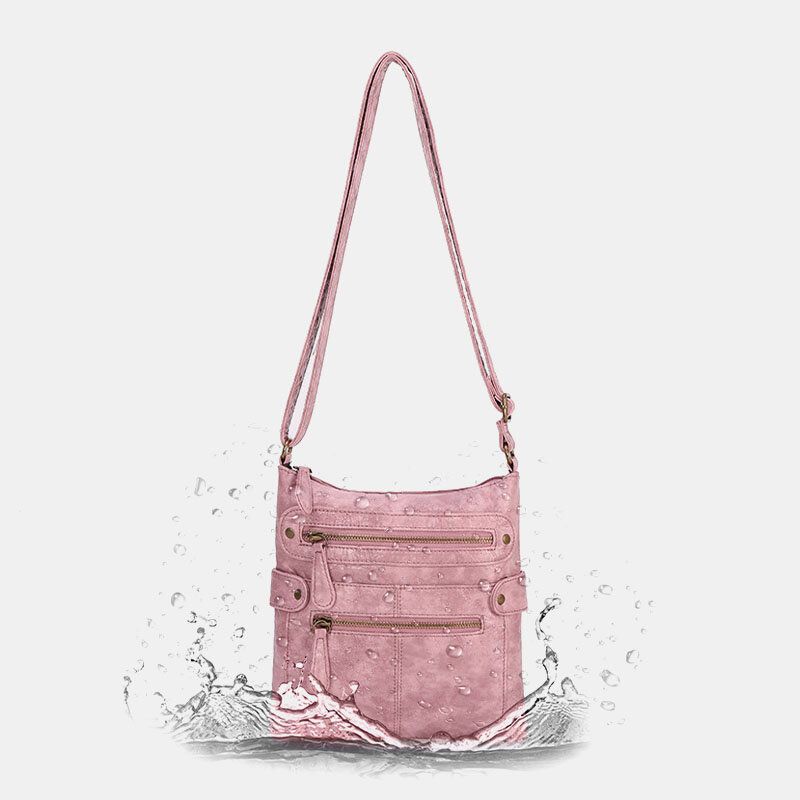 Sac À Bandoulière Antivol Multi-poches Imperméable Pour Femme