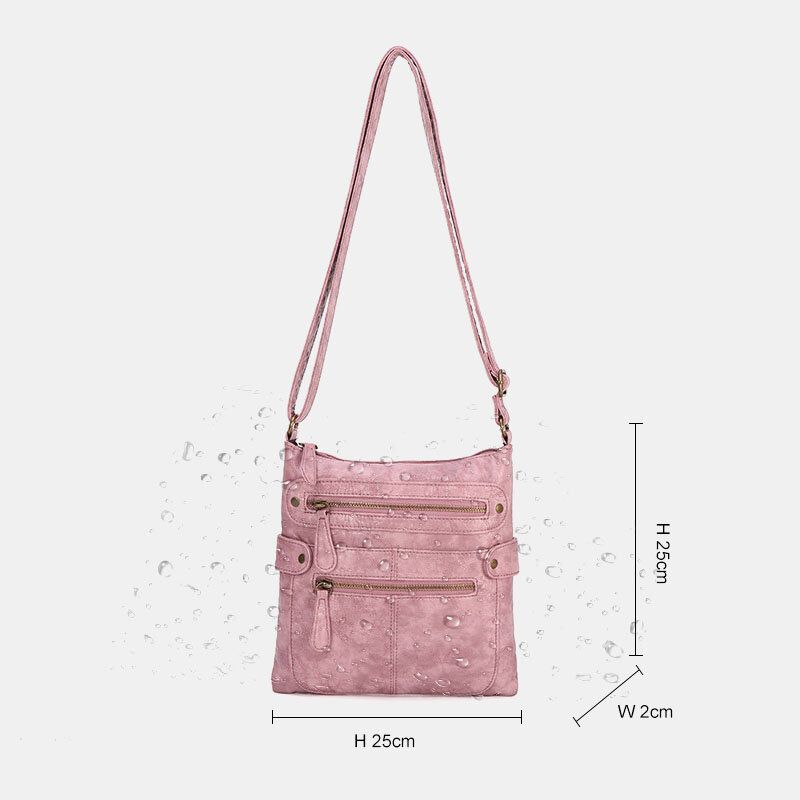 Sac À Bandoulière Antivol Multi-poches Imperméable Pour Femme