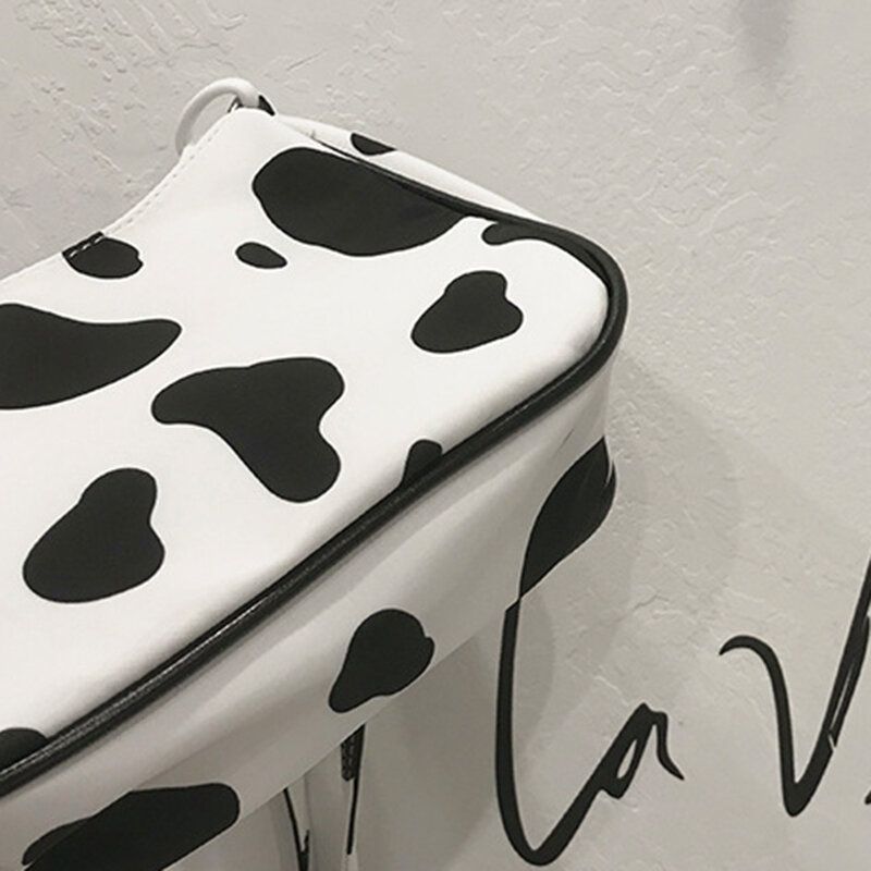 Sac À Bandoulière En Chaîne À Motif De Lait Pour Femmes