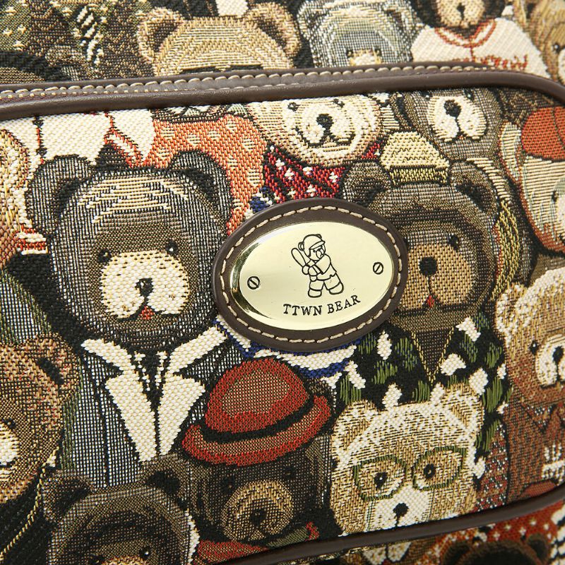 Sac À Dos Grande Capacité Motif Ours Pour Femme