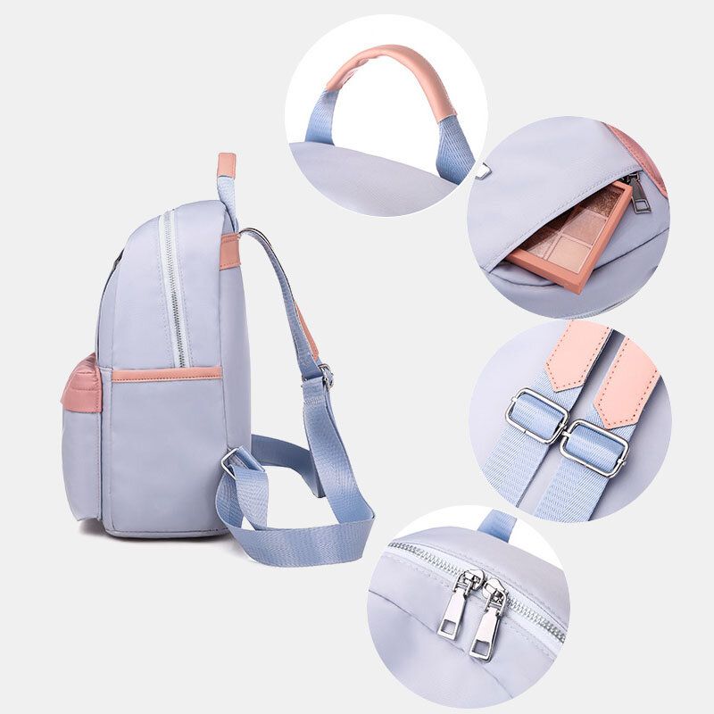 Sac D'école En Plein Air Multi-transport Pour Femme Petit Sac À Dos De Voyage Décontracté