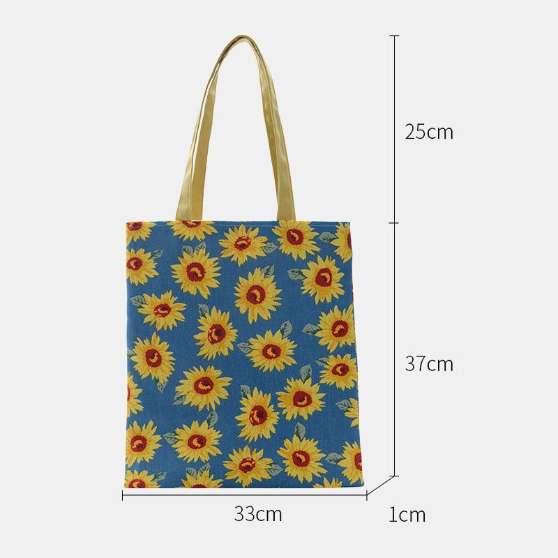 Sac Fourre-tout Imprimé Marguerite À Pois Pour Femme Sac À Main Sac À Bandoulière