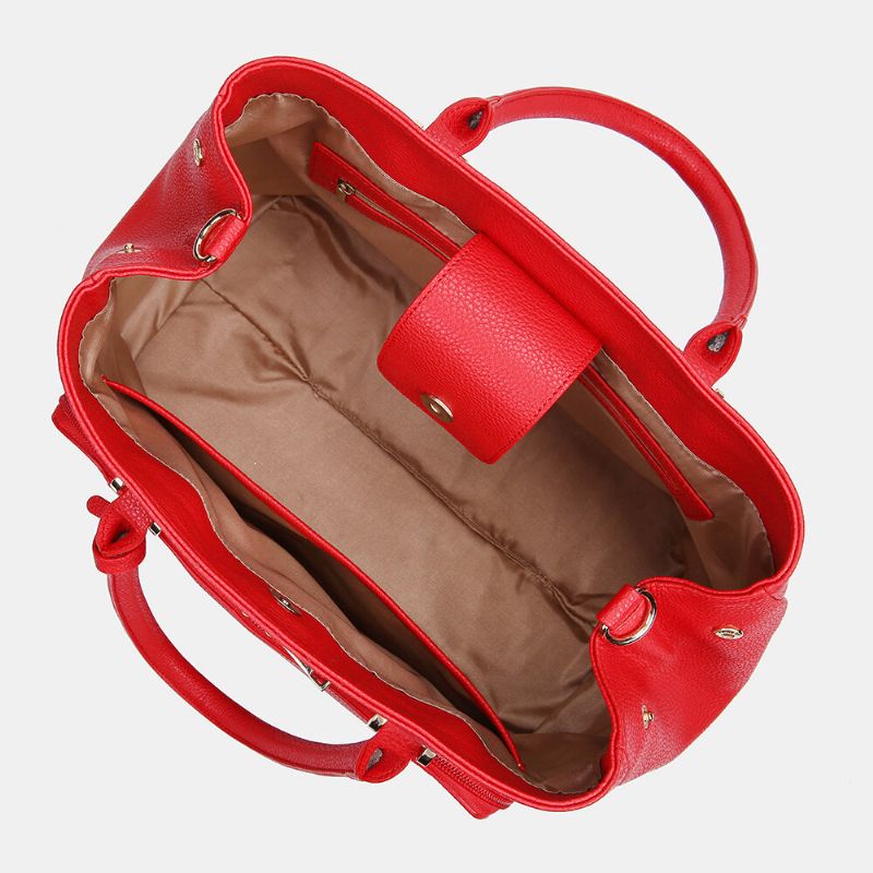 Sac À Main Solide Pour Femme Avec Sac À Bandoulière Multifonctionnel