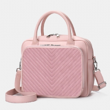 Sacoche Pour Ordinateur Portable Rayée Pour Femme Sac À Bandoulière Sac À Main