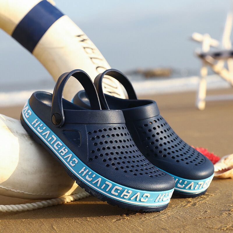 Sandales Et Pantoufles De Plage À Semelle Souple Imperméables Pour Hommes