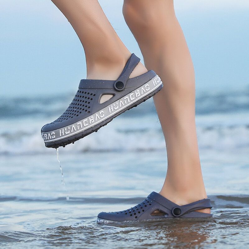 Sandales Et Pantoufles De Plage À Semelle Souple Imperméables Pour Hommes