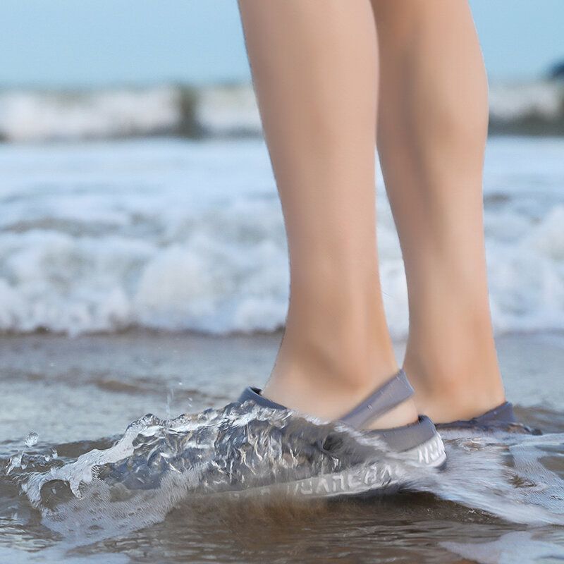 Sandales Et Pantoufles De Plage À Semelle Souple Imperméables Pour Hommes