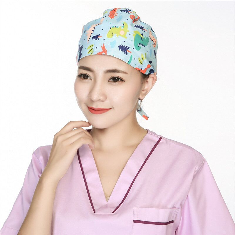 Scrub Caps Chirurgical Cap Coton Chimiothérapie Mince Turban