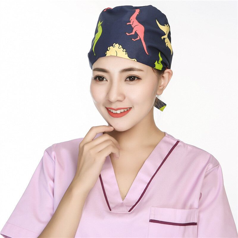 Scrub Caps Chirurgical Cap Coton Chimiothérapie Mince Turban