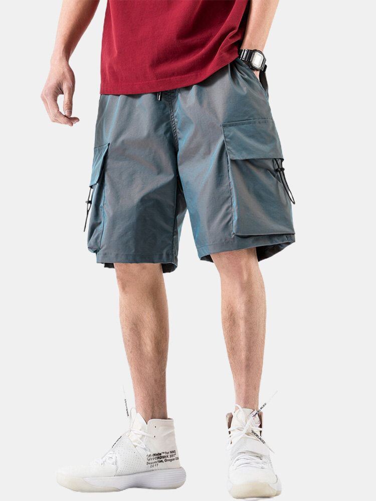 Short Cargo Décontracté À Grande Poche Pour Homme