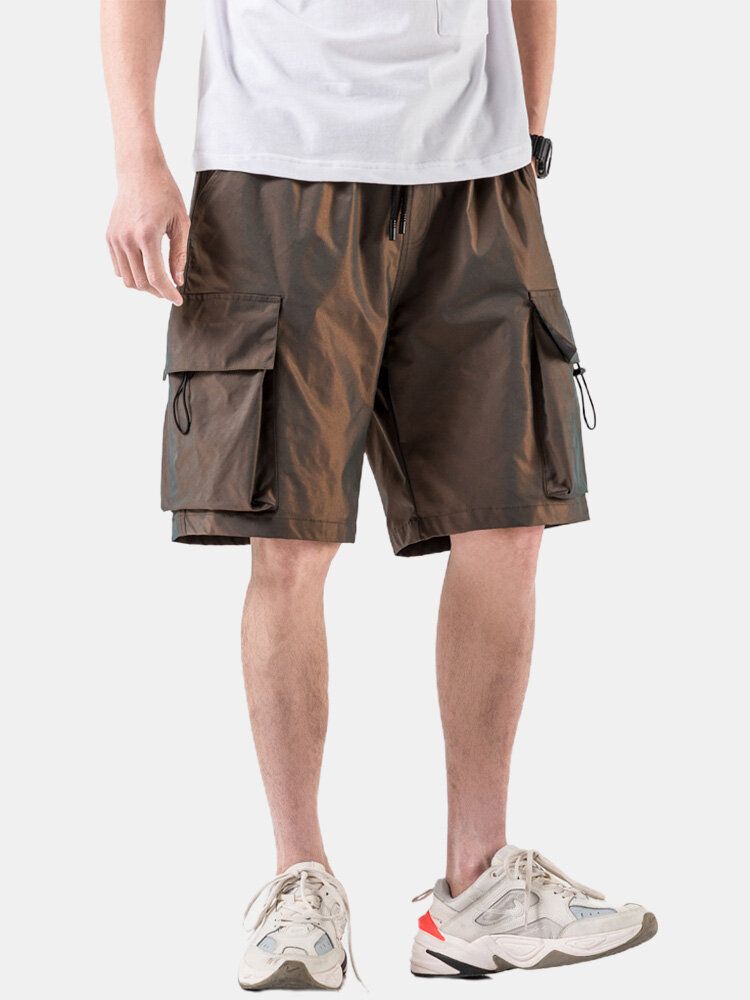 Short Cargo Décontracté À Grande Poche Pour Homme