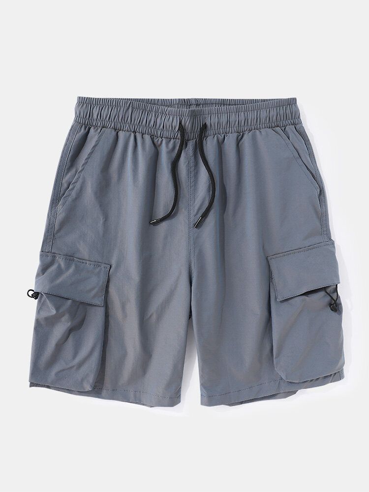 Short Cargo Décontracté À Grande Poche Pour Homme