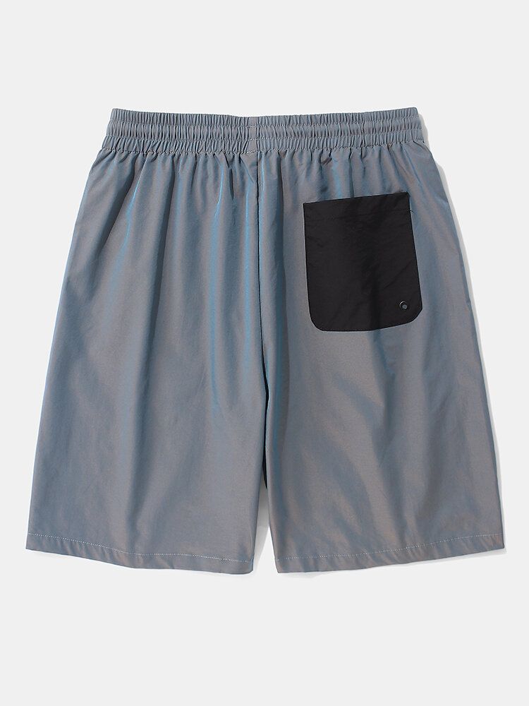 Short Cargo Décontracté À Taille Élastique Pour Hommes