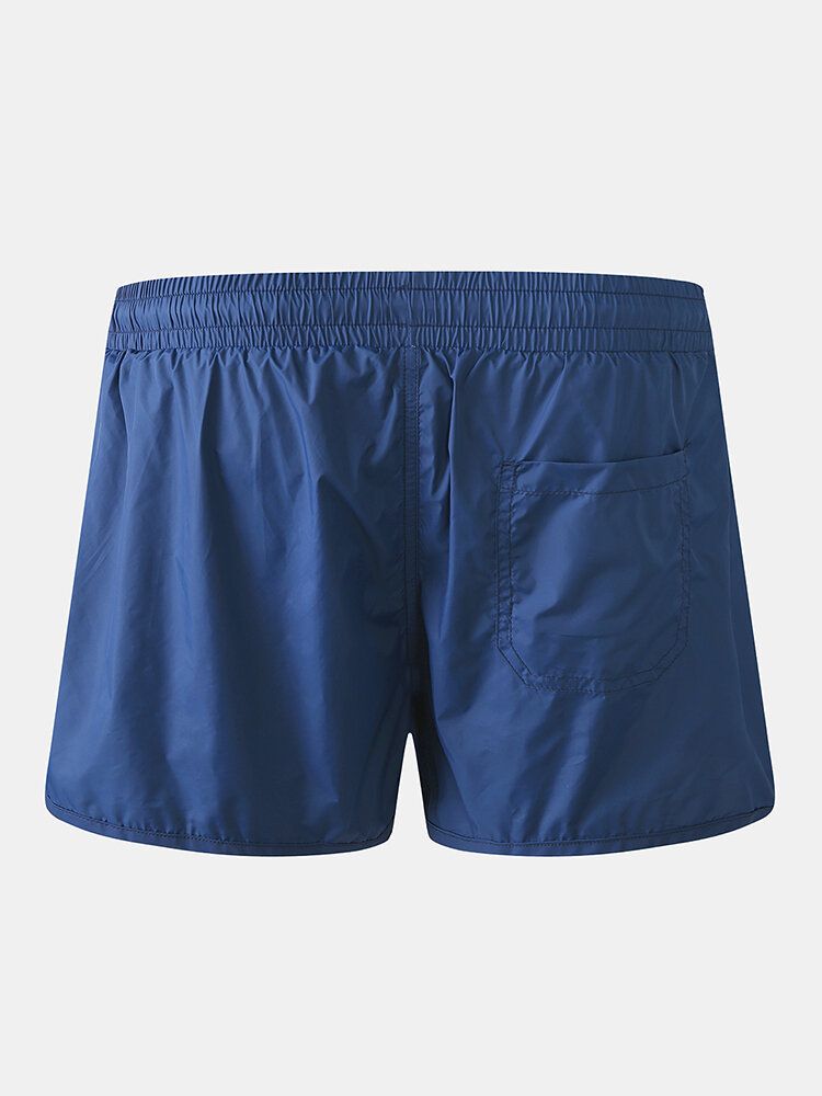 Short De Plage Décontracté Pour Homme Avec Cordon De Serrage Et Séchage Rapide Avec Doublure De Compression