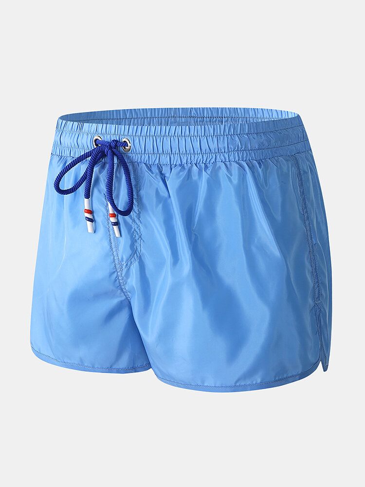 Short De Plage Décontracté Pour Homme Avec Cordon De Serrage Et Séchage Rapide Avec Doublure De Compression