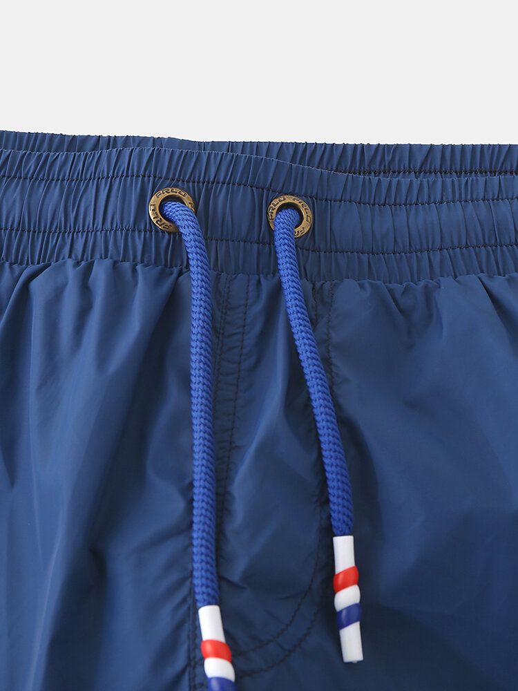 Short De Plage Décontracté Pour Homme Avec Cordon De Serrage Et Séchage Rapide Avec Doublure De Compression