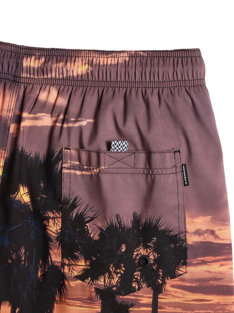 Short De Plage Pour Homme Avec Cordon De Serrage À La Taille