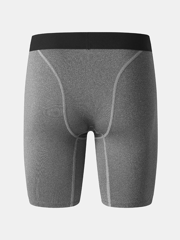 Short De Sport De Fitness Taille Moyenne Pour Homme Stretch Séchage Rapide Respirant