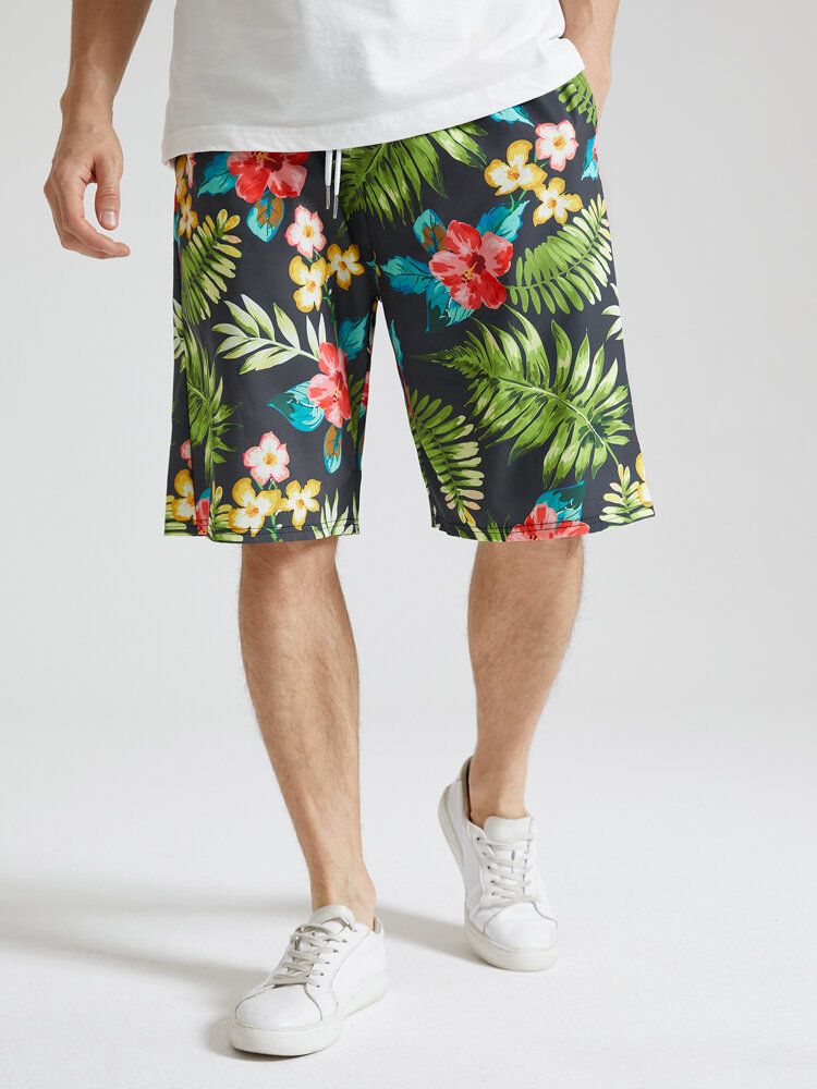 Short De Vacances Avec Cordon De Serrage Pour Homme