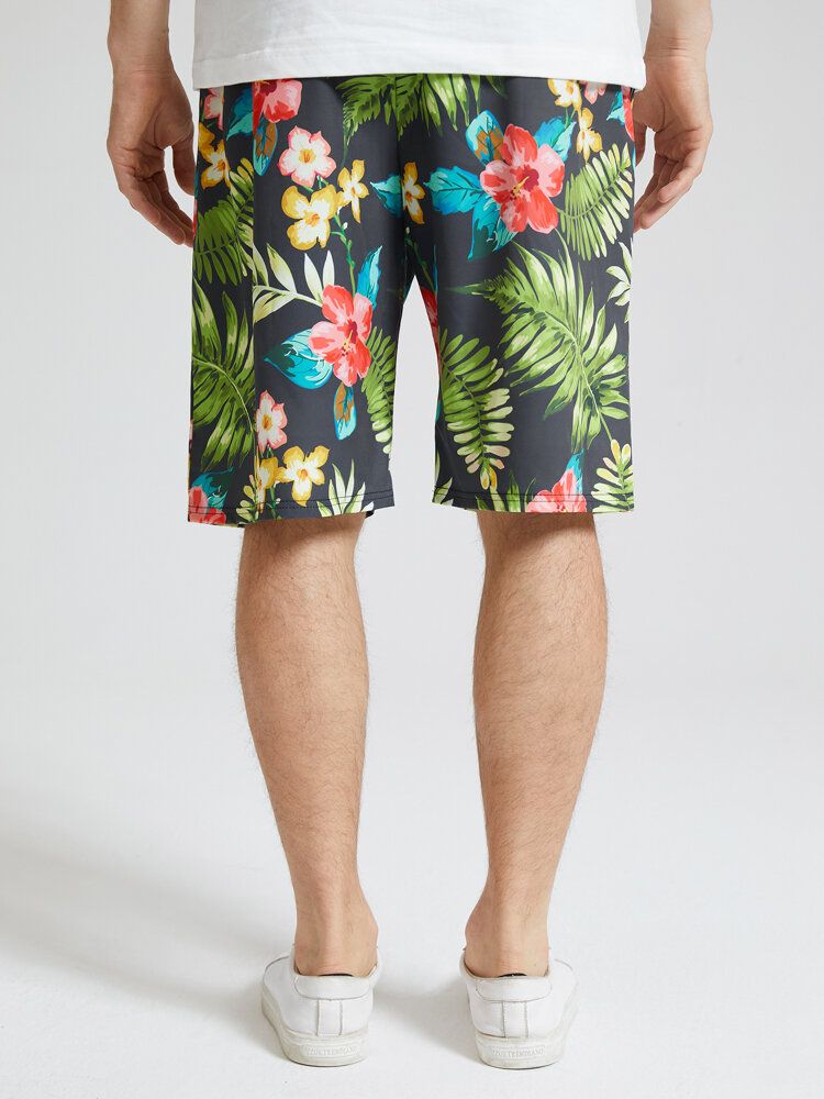 Short De Vacances Avec Cordon De Serrage Pour Homme