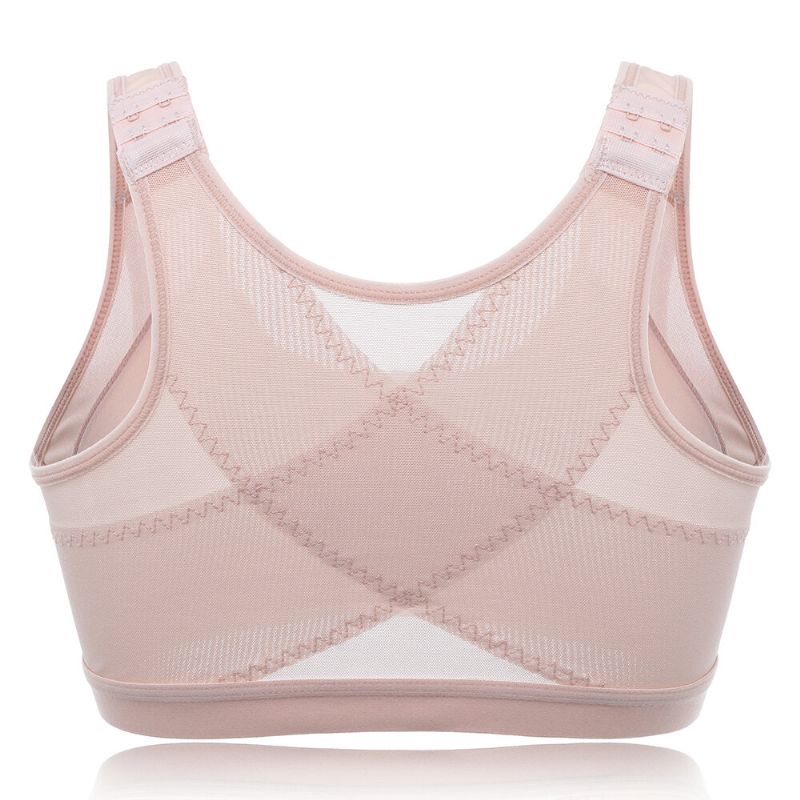 Soutien-gorge De Sport De Yoga Avec Boucle De Sangle Réglable Antichoc À Fermeture Avant