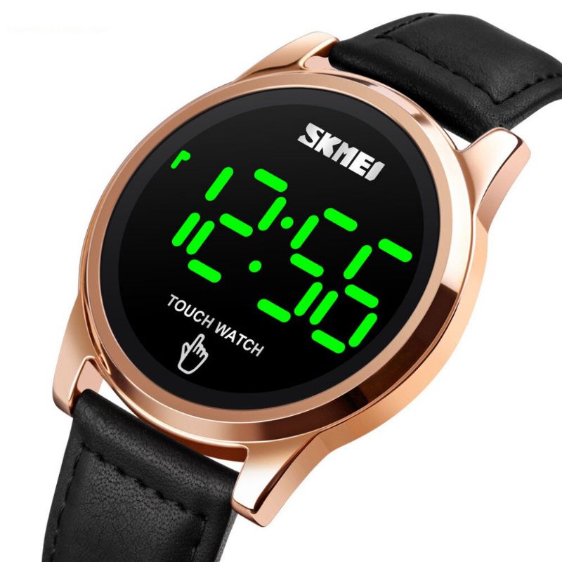 Sports Casual Led Display Luminous Touch Screen 3atm Waterproof Men Digital Watch