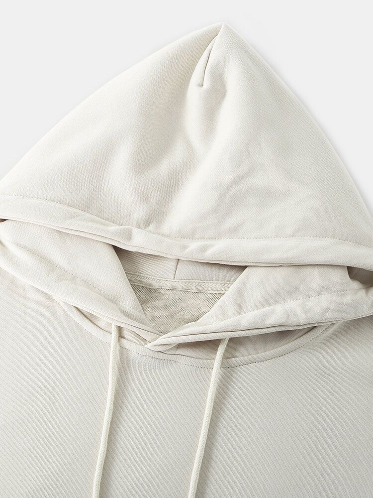 Sweat À Capuche 100% Coton Imprimé Ours Astronaute Avec Poche Pour Homme