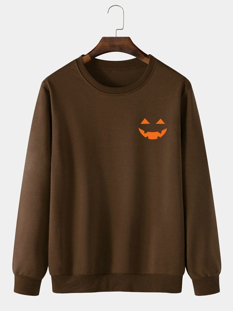 Sweat-shirt Décontracté De Dessin Animé De Fantôme D'halloween Pour Hommes