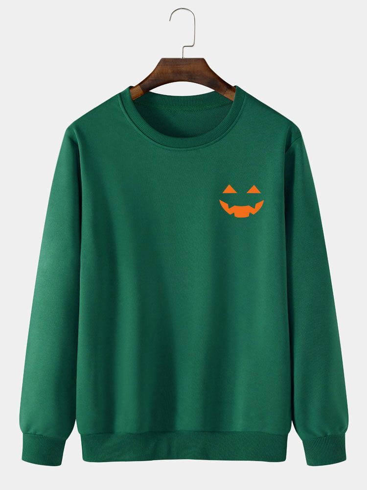 Sweat-shirt Décontracté De Dessin Animé De Fantôme D'halloween Pour Hommes