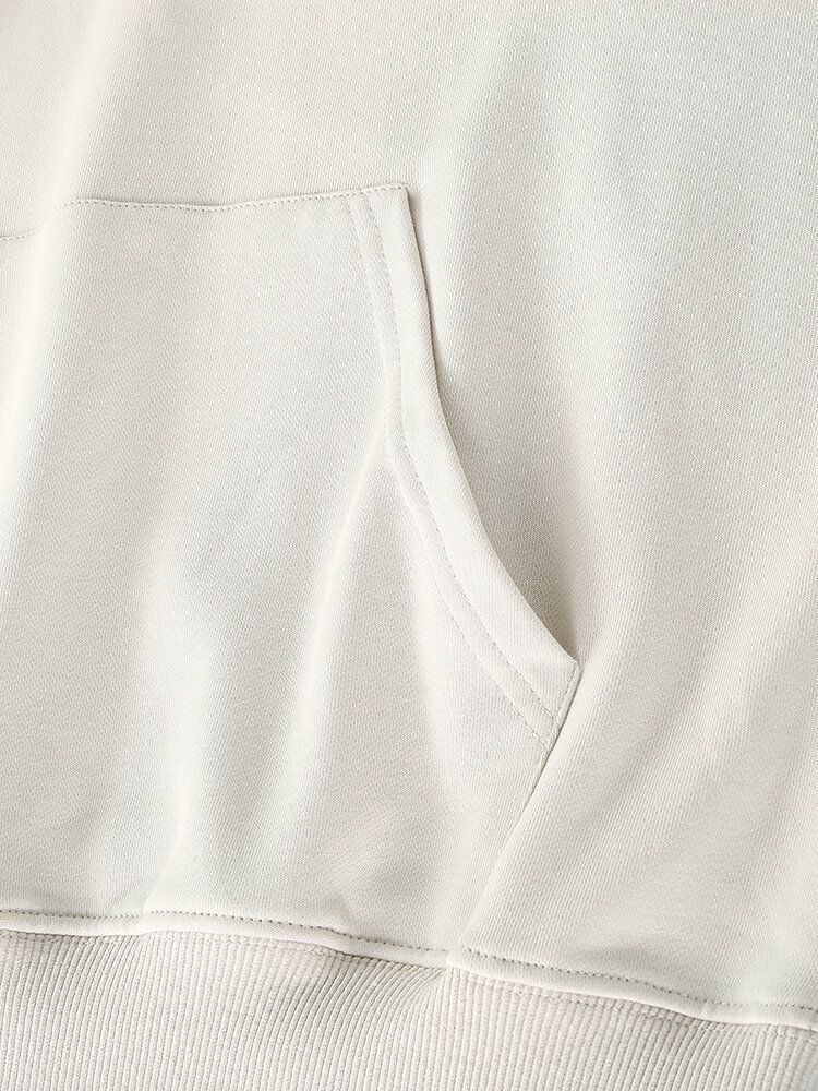 Sweats À Capuche Avec Cordon De Serrage 100 % Coton Pour Homme