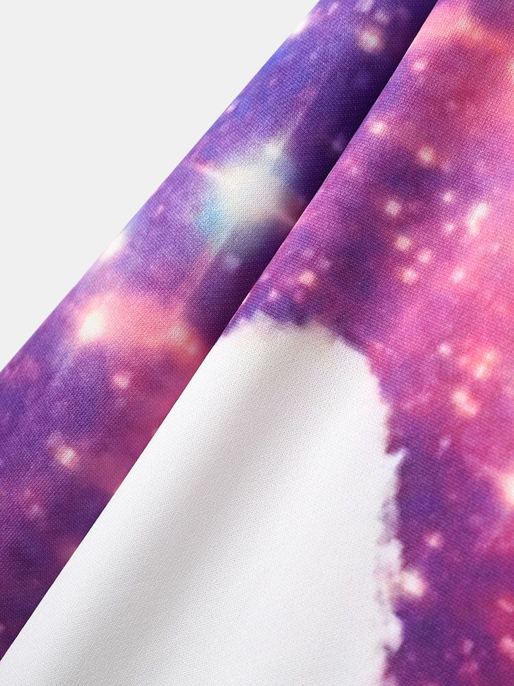 Sweats À Capuche Décontractés Avec Cordon De Serrage Pour Homme Starry Sky