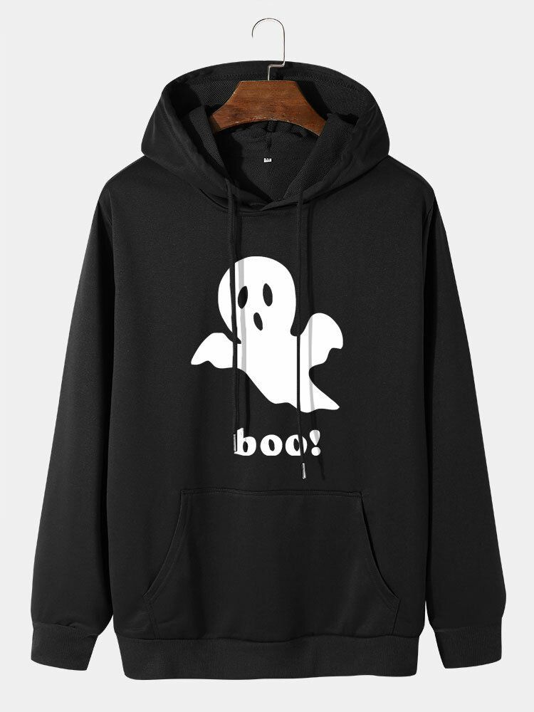 Sweats À Capuche Décontractés Pour Hommes Halloween Ghost Cartoon